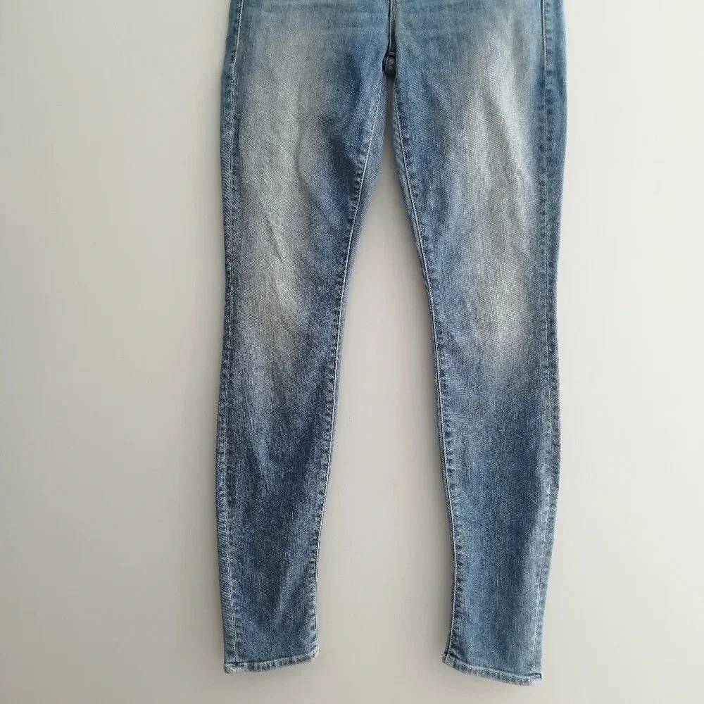 Mother The Looker Skinny Jeans in Light Kitty Light Wash Size 25 - Picture 5 of 15